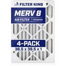 Filtro de ar Filter King MERV 8, pacote com 4 unidades, 93 x 100 x 2 cm Filtro de ar Filter King MERV 8, pacote com 4 unidades, 93 x 100 x 2 cm