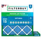 Filtro de ar Filterbuy 30x30x1 MERV 13 Optimal Defense (pacote com 2)