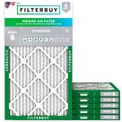 Filtro de ar Filterbuy 8x30x1 MERV 8 Dust Defense (pacote com 6)