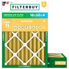 Filtro de ar Filterbuy MERV 11 16x20x4 (pacote com 2) Allergen Defense