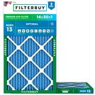 Filtro de ar Filterbuy MERV 13 14x30x1 (pacote com 2) Optimal Defense