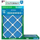 Filtro de ar Filterbuy MERV 13 16x24x1 (pacote com 2) Optimal Defense