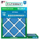 Filtro de ar Filterbuy MERV 13 18x24x1 (pacote com 2) Optimal Defense
