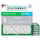 Filtro de ar Filterbuy MERV 8 14x14x1 (pacote com 6) Dust Defense