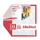 Filtro de ar Honeywell MERV 11 Redutor de alérgenos 18x24x1 (pacote com 12)
