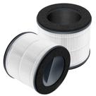 Filtro de ar HSIAMEN AP-T10-WT, pacote com 2 unidades True HEPA, 3 estágios