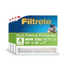 Filtro de ar HVAC Filtrete MERV 8 MPR 700 35x35x2 cm, pacote com 4