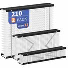 Filtro de ar HVAC VOYAR 210 MERV 11 51x64x10cm, pacote com 2