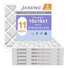 Filtro de ar JASENG 9,75x9,75x1,9 cm MERV 11, pacote com 6