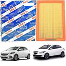 Filtro de Ar Motor Onix Novo Prisma Até 2019 Bosch 0986B02530