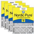 Filtro de ar Nordic Pure 20x25x5 MERV 10, pacote com 4