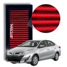 Filtro de Ar Toyota Yaris Sedan Motor 1.3 1.5 Ano 2018 A 2022 Lavável Reutilizável Xls Cvt Xl Plus Connect Live Xs Manual X-way