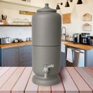 Filtro De Barro Bebedouro Agua Purificador Filtrador Cinza 6 Litros