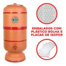 Filtro De Barro Completo 00 (2L+2L) Total 4l com vela Bóia torneira