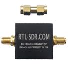 Filtro de bloco FM de transmissão RTL-SDR Blog 88-108 MHz Filtro de bloco FM de transmissão RTL-SDR Blog 88-108 MHz