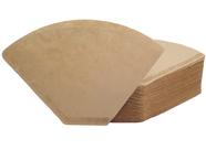 Filtro de café 4 Cone, 8-12 xícaras, 200 unidades de papel não branqueado
