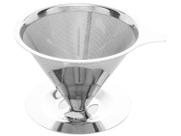Filtro de Café em Aço Inox Nº 102 Mantem Sabor Pratico e Facil Usar 14cm Lyor Cafeterias