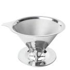 Filtro De Café Inox 304 Reutilizável Sustentável 10x6,5cm Permanente Coador Lavável Portátil Para Caneca Suporte Filtro De Café Inox 304 Reutilizável Sustentável 10x6,5cm Permanente Coador Lavável Portátil Para Caneca Suporte