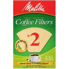 Filtro de café Melitta Cone 2 100 Count Natural Brown