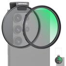 Filtro de Difusão Neewer 67mm 1/4 - Preto com Clip para Smartphone e Sapata Fria