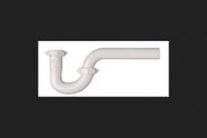 Filtro de drenagem Plumb Pak P Trap 1,5" de plástico branco