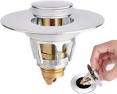 Filtro de latão universal Pop-up Drain Stopper para pia