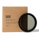 Filtro de lente Gobe NDX 62 mm Variável ND (1 pico) com 1-8,66 f-stops