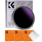 Filtro de lente K&F Concept ND1000000 62 mm com 20 batentes para câmera Filtro de lente K&F Concept ND1000000 62 mm com 20 batentes para câmera