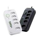 Filtro de linha 2 metros 5 tomadas e 4 usb 1 tipo-c ka-7007 Filtro de linha 2 metros 5 tomadas e 4 usb 1 tipo-c ka-7007
