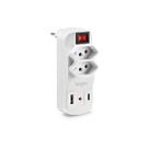 Filtro De Linha 2 Tomadas +Usb Tipo A/C 10Amp