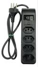 Filtro De Linha 4 Tomadas Preto Proteção contra Surtos Elétricos Kit 2 peças Filtro De Linha 4 Tomadas Preto Proteção contra Surtos Elétricos Kit 2 peças