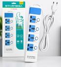 Filtro de Linha 4 Tomadas Universais Com Interruptores Cabo 2M ST-885 Filtro de Linha 4 Tomadas Universais Com Interruptores Cabo 2M ST-885