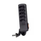 Filtro de linha 5 tomadas 10A bivolt plug 90º 500094 - Force Line