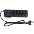 Filtro de Linha 5 Tomadas Slim 10A Bivolt Preto Force Line