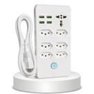 Filtro de Linha 6 tomadas 1 tomada universal 4 USB Proteção contra sobrecarga Cabo 2M Filtro de Linha 6 tomadas 1 tomada universal 4 USB Proteção contra sobrecarga Cabo 2M