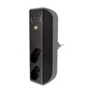 Filtro de Linha Bright, com 2 Tomadas + Carregador, USB, Bivolt, Preto - FL001 Filtro de Linha Bright, com 2 Tomadas + Carregador, USB, Bivolt, Preto - FL001
