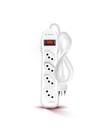 Filtro De Linha Circuit Breaker 4 Tomadas Pp 3x0,75 1m 249 Branco