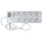 Filtro de Linha com Proteção DPS 3P Energia 8 Clamper Transparente