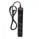 Filtro de Linha DPS ICLAMPER Energia 5 Tomadas, 127/220 volts, LCF, 1M, Black, Bivolt