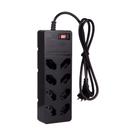 Filtro De Linha Dps Iclamper Energia 8 Tomadas 10a 127/220v Preto