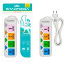 Filtro de Linha Extensão 4 Tomadas Com Interruptor Cabo 2M - ST-924