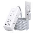 Filtro de Linha One Beat 4,6m 6 Tomadas 4 USB com Proteção Contra Surtos