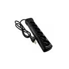 Filtro De Linha Plastico Preto - Fiolux 6 Tomadas Filtro De Linha Plastico Preto - Fiolux 6 Tomadas