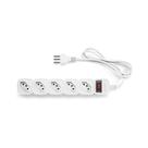 Filtro de linha protetor eletrônico Intelbras 5 Tomadas, EPE 205 Bivolt Cor Branco