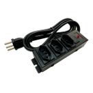 Filtro de Linha Régua 20a Microondas, Airfrier, Forno Com Tomada Parede Cor Preto 127v/220v