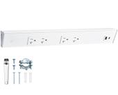 Filtro de linha SURAIELEC 41 cm com ligação direta, USB-A e USB-C, 125 V