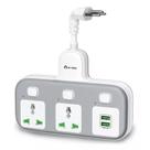 Filtro De Linha Tomada Inteligente Proteção Avançada 2.4a Universal Cor Branco