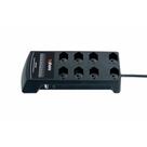 Filtro de Linha TS Shara, Protetor, 10A, Bivolt, 8 Tomadas, USB, Antiraio - 632