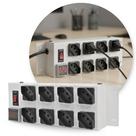Filtro de Linha Voltimetro Tomadas 8 Extensão Régua Bivolt