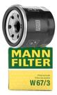 Filtro de oleo hb20 1.0 12v flex 2012 ate 2024 mann w6730
